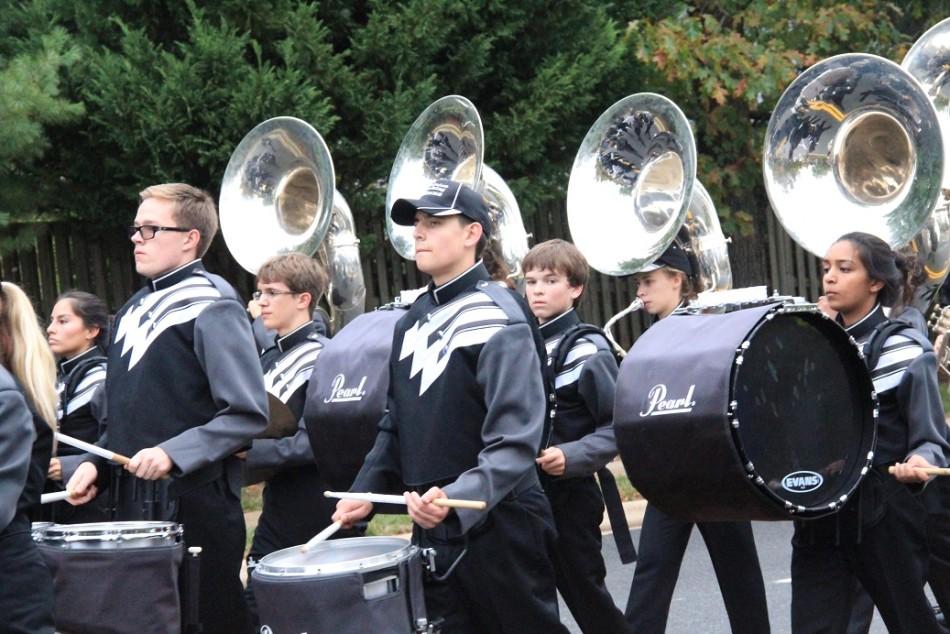 The homecoming parade is just one of many places the marching band showcases their talent.