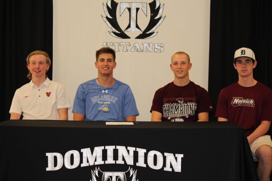 Spring Athletes Sign for College