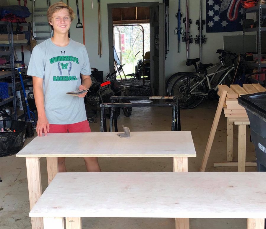Just a junior in high school, Colby Samide is making a difference that will be felt nationwide as people from across the country reach out to him to start making desks in their area for students in need.