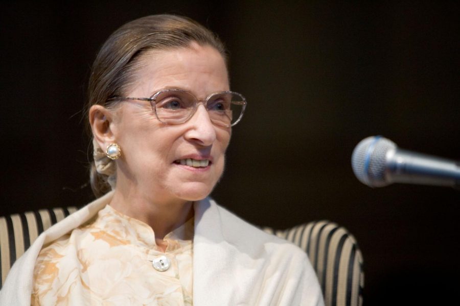 Named to the Supreme Court in 1993, Justice Ruth Bader Ginsburg was only the 2nd woman at the time to be a Supreme Court Justice. Photo Credit: https://www.flickr.com/photos/38420014@N03/10843463784
