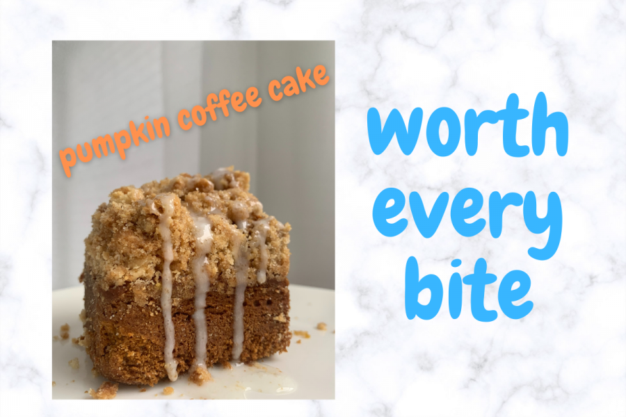 Baking is a passion for Cynthia and she loves this pumpkin coffee cake recipe.