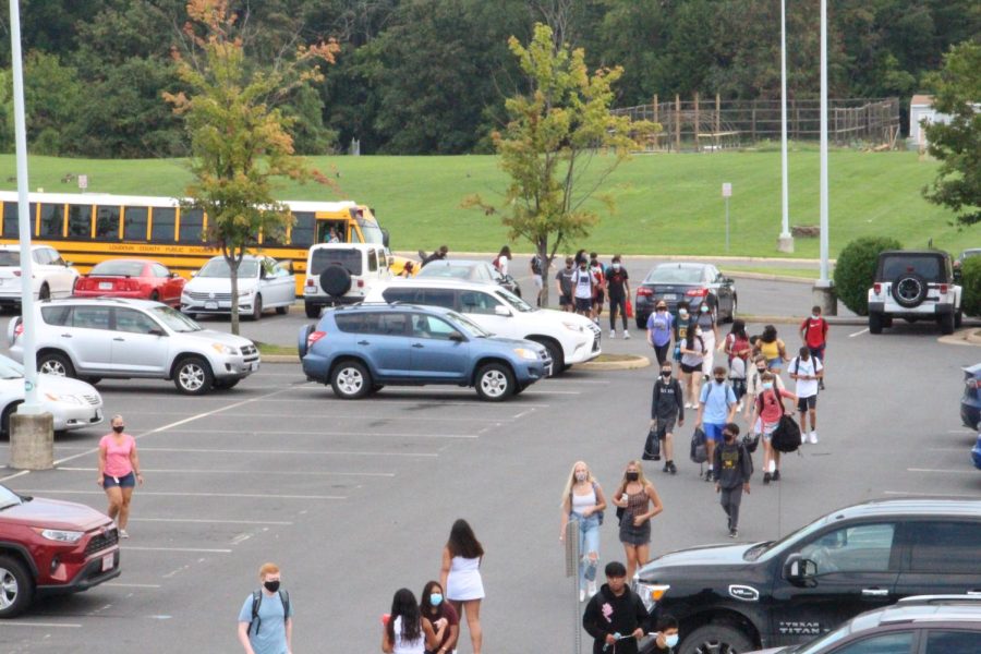 Arriving on the first day of school for this year, students will start 15 minutes later next year to accommodate bus needs.