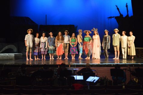 The cast of Once On This Island will be back on stage Thursday night.