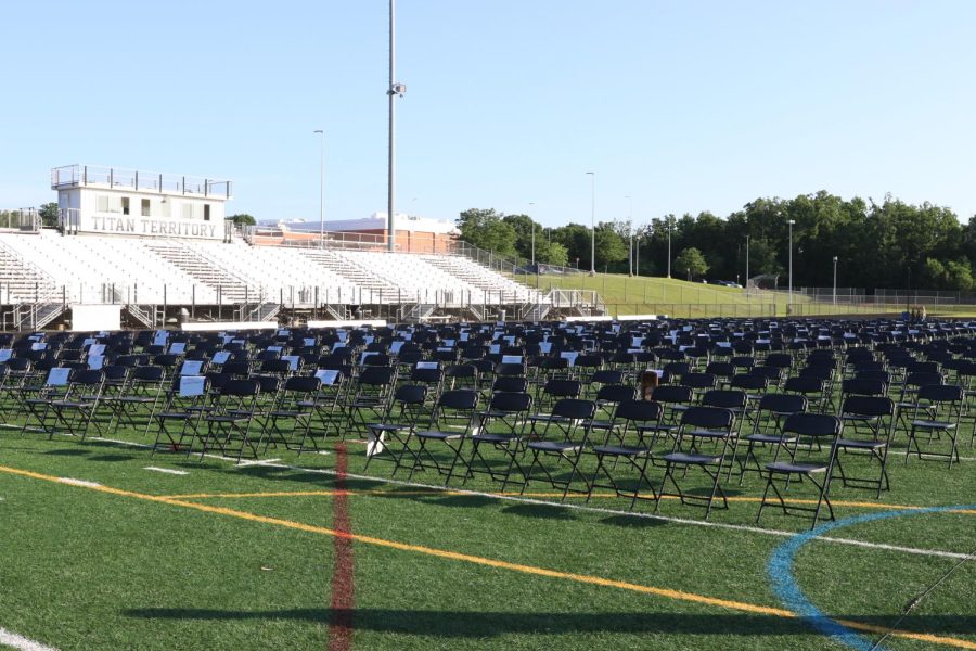 Graduation in the stadium would allow for more attendees to watch and to be more spread out. 