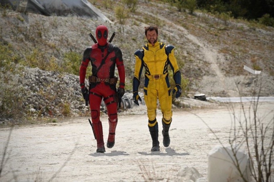 Ryan Reynolds and Hugh Jackman team up as Deadpool and Wolverine in Deadpool 3. (Photo courtesy of @deadpoolmovie via X) 