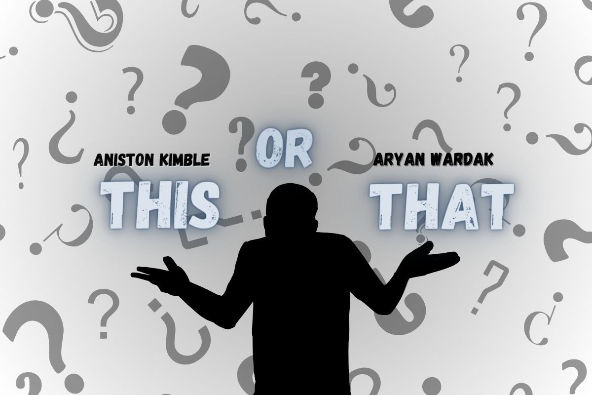 This or That is a podcast where Aniston and Aryan debate the tough topics facing students today.