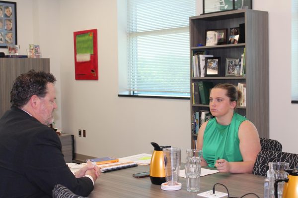 Assistant Editor Callie Stravinski and Superintendent Dr. Aaron Spence sat down for the final part, in their end of year interview.  