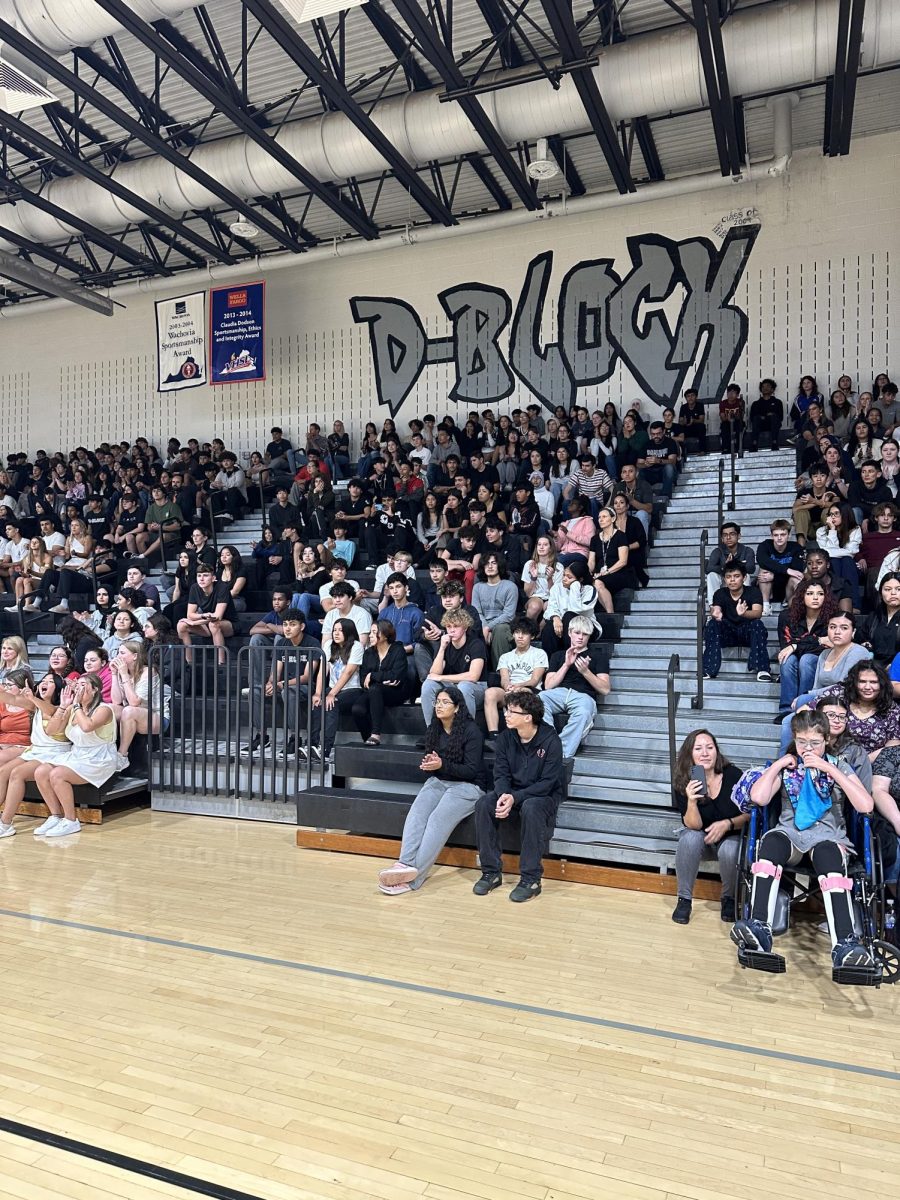 The homecoming pep rally took place on 9/27, in the main gym, for just over an hour. 