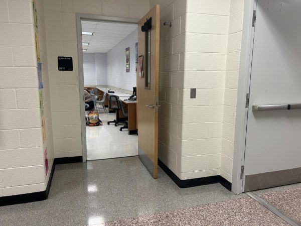 Many of the doors remain open, despite being in violation of LCPS Regulations.