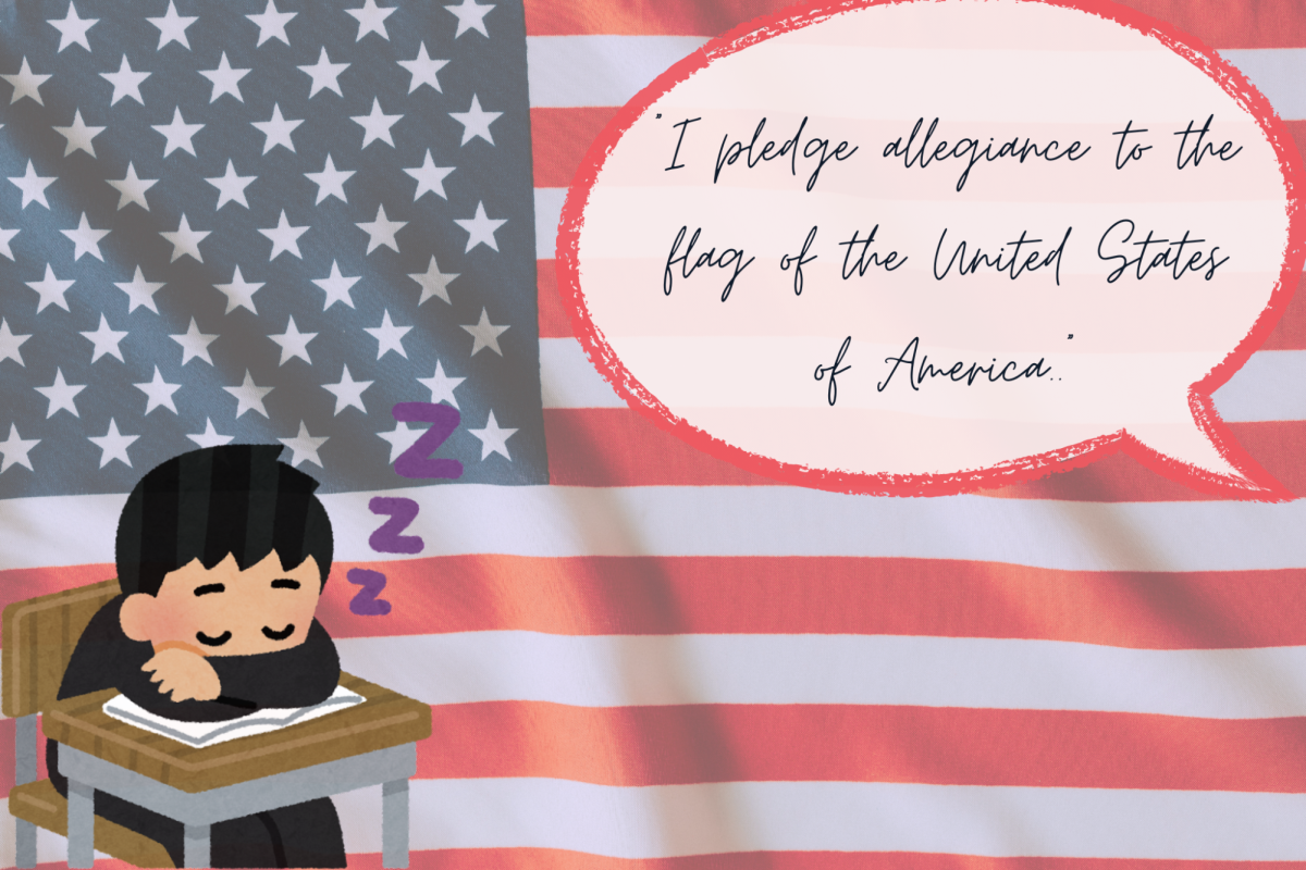 Since my freshman year, the number of students who stand for the pledge in my classes dwindles. 