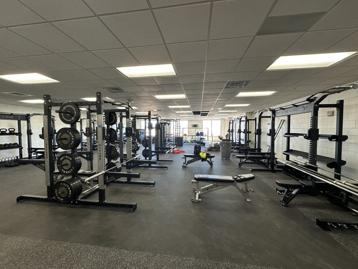 The weight room is used by NASM classes, sports teams in season and out as well as  other Dominion groups.