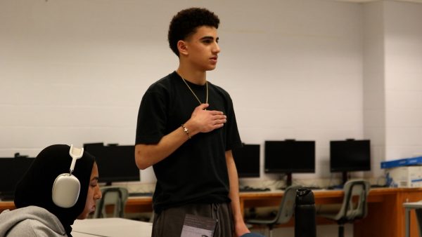 Students face a choice every day of whether or not to stand for the Pledge of Allegiance.